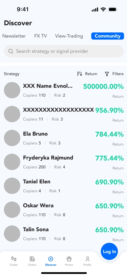 PU Prime Copy trading community